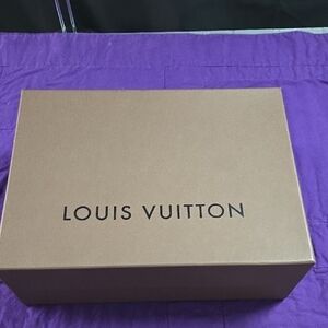 Louis Vuitton Brown Box with Black Logo